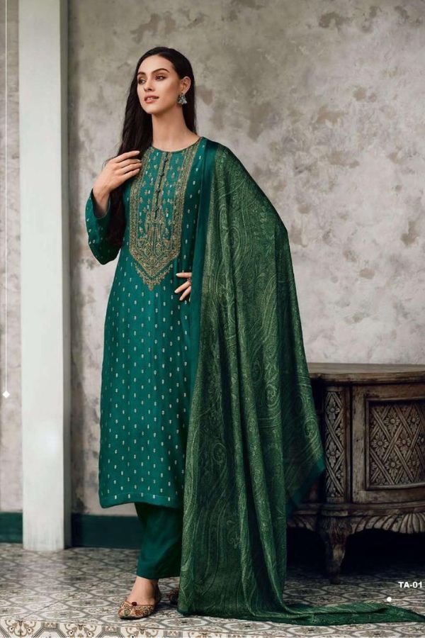 Varsha Fashion Taisha Woven Ladies Salwar Suit TA-01