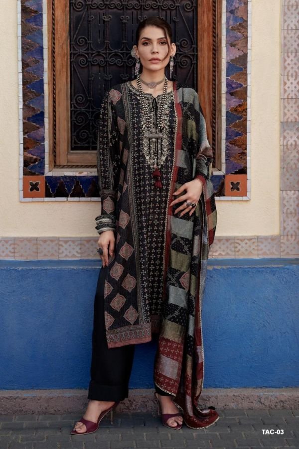 Varsha Fashion The Ajrakh Chapter Muslin Ladies Suit TAC-03