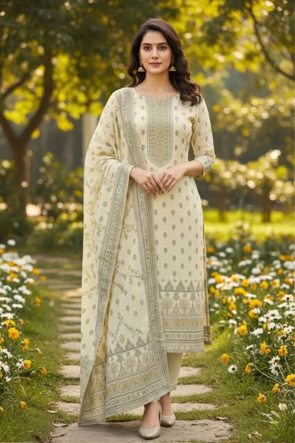 Yes Fab Nazia Lawn Unstitched Ladies Suit 1002