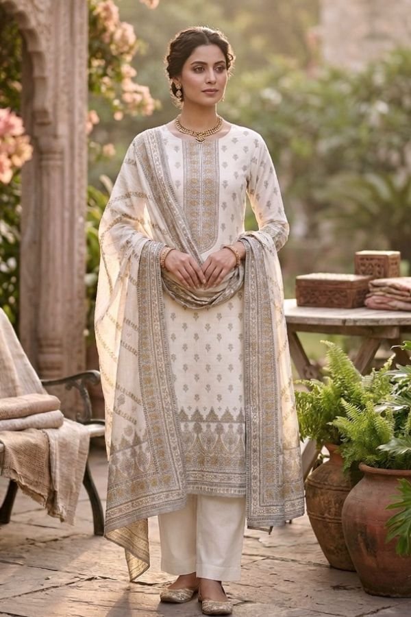 Yes Fab Nazia Lawn Unstitched Ladies Suit 1004