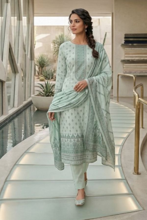 Yes Fab Nazia Lawn Unstitched Ladies Suit 1003