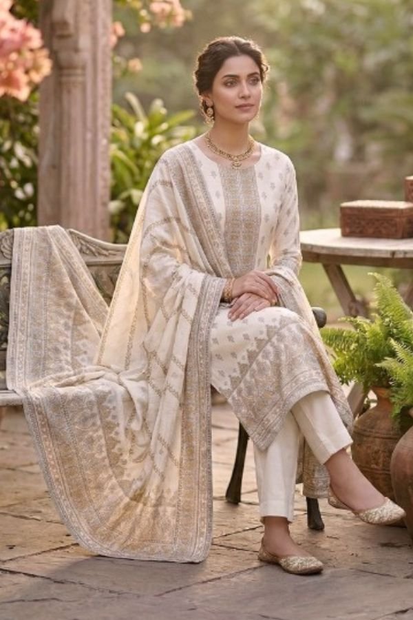 Yes Fab Nazia Lawn Unstitched Ladies Suit 1004