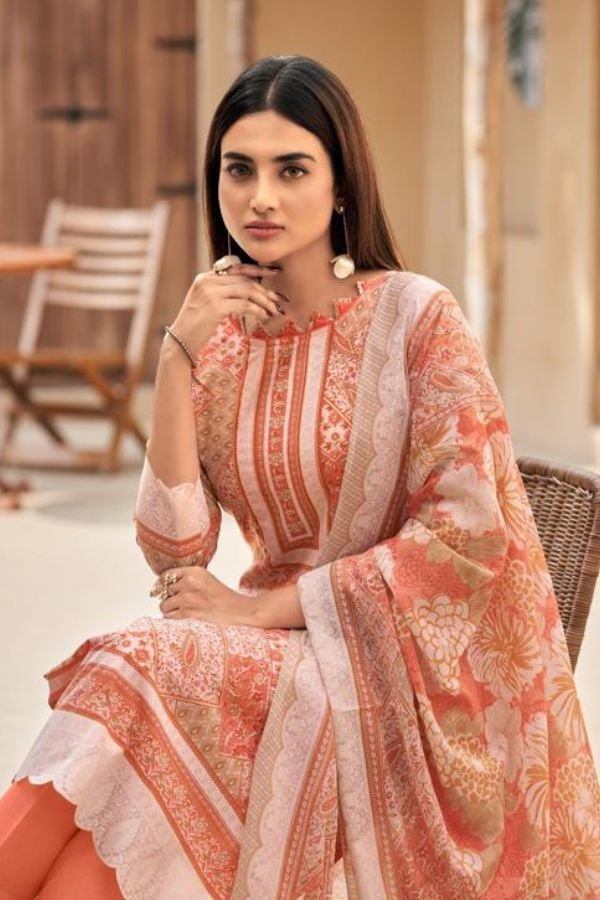 Zulfat Designer Studio Taniara Pure Cotton Suit 718-003