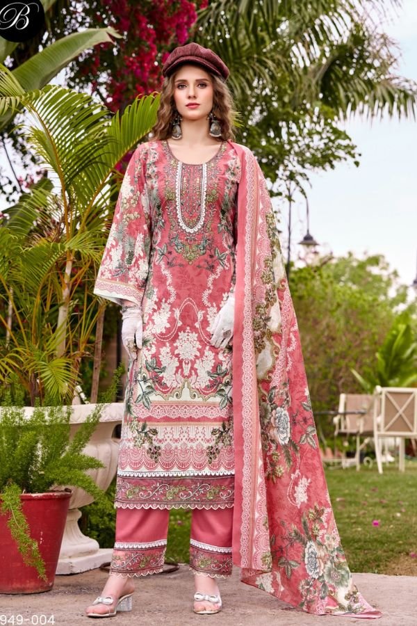 Belliza Designer Studio Gulistaan Pure Cotton Suit 949-004