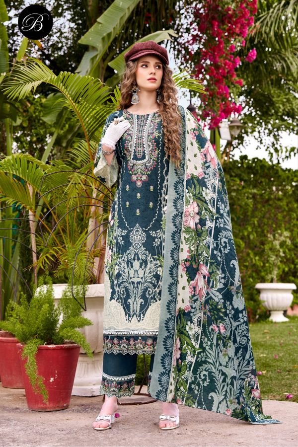 Belliza Designer Studio Gulistaan Pure Cotton Suit 949-006