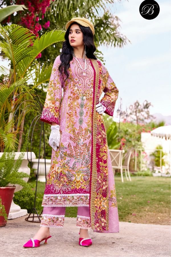 Belliza Designer Studio Gulistaan Pure Cotton Suit 949-007