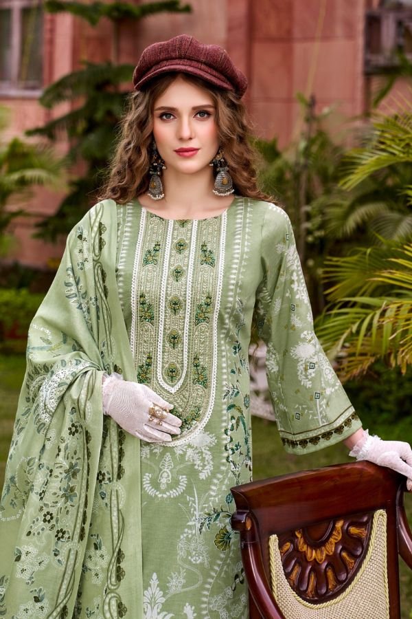 Belliza Designer Studio Gulistaan Pure Cotton Suit 949-001