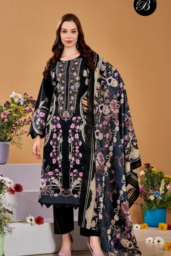 Belliza Designer Studio Naira Vol-145 Pure Cotton Suit 985-005
