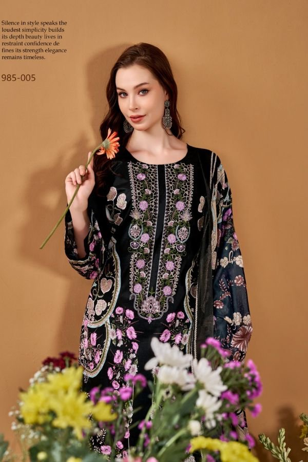 Belliza Designer Studio Naira Vol-145 Pure Cotton Suit 985-005