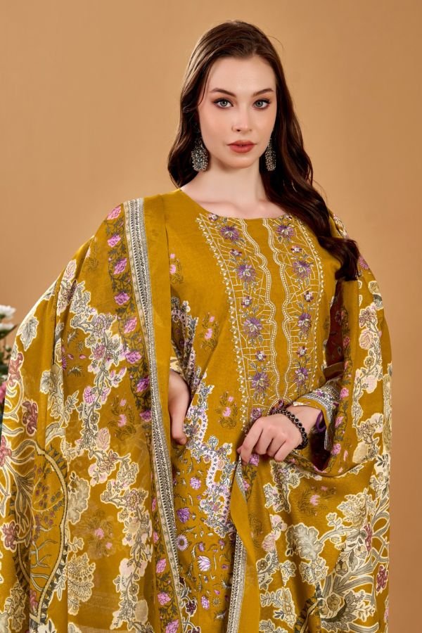 Belliza Designer Studio Naira Vol-145 Pure Cotton Suit 985-008