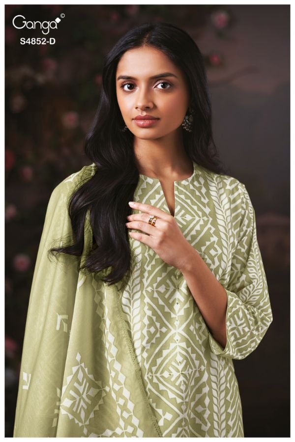 Ganga Fashion Avensa S4852 Premium Cotton Suit S4852-D