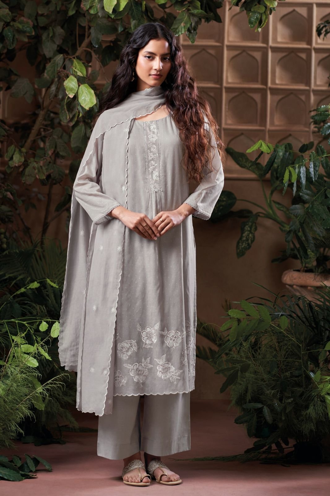Ganga Fashion Bireva S4676 Premium Pure Mul Suit S4676-C