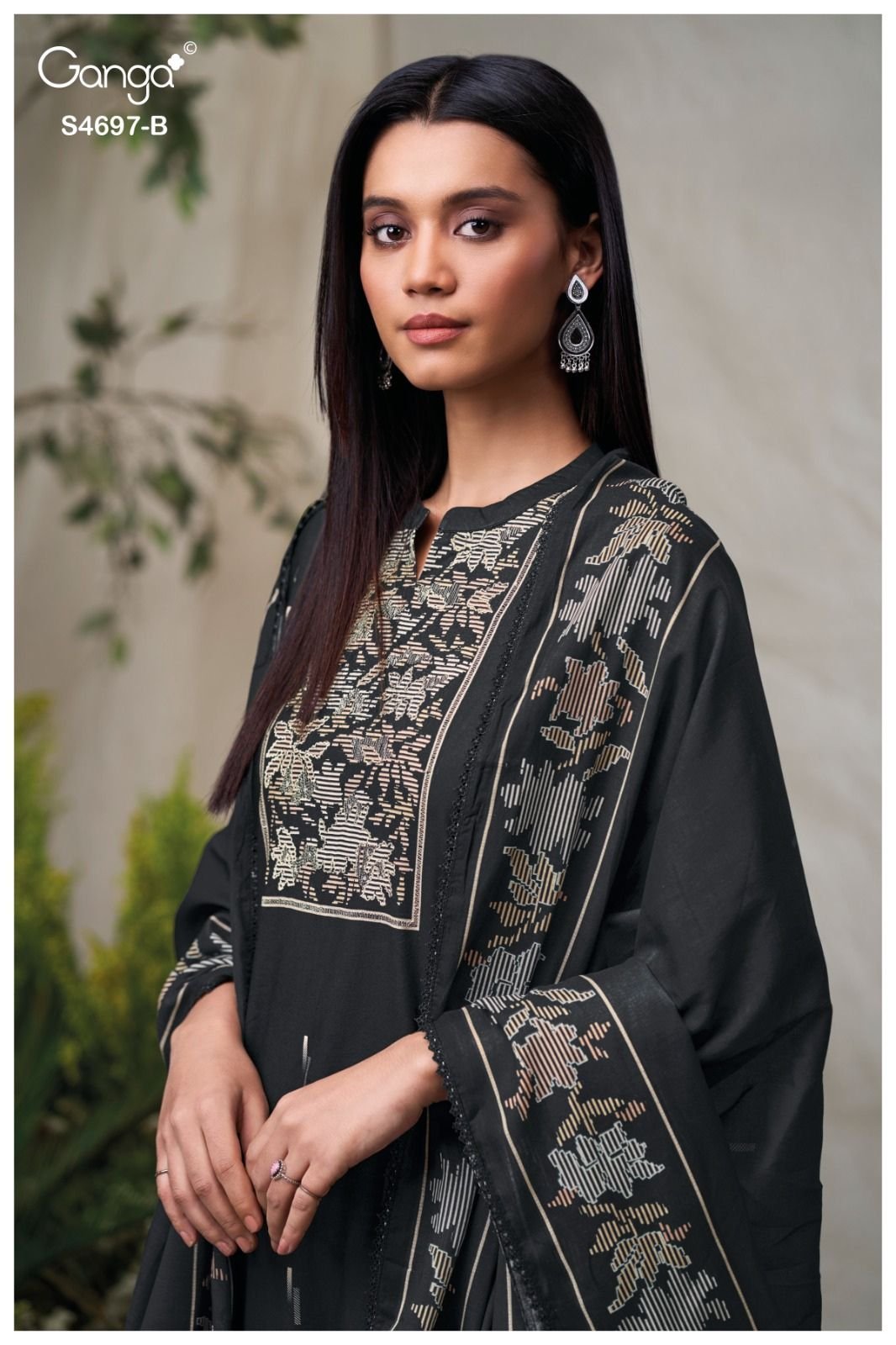 Ganga Fashion Bivanshi S4697 Premium Cotton Suit S4697-B