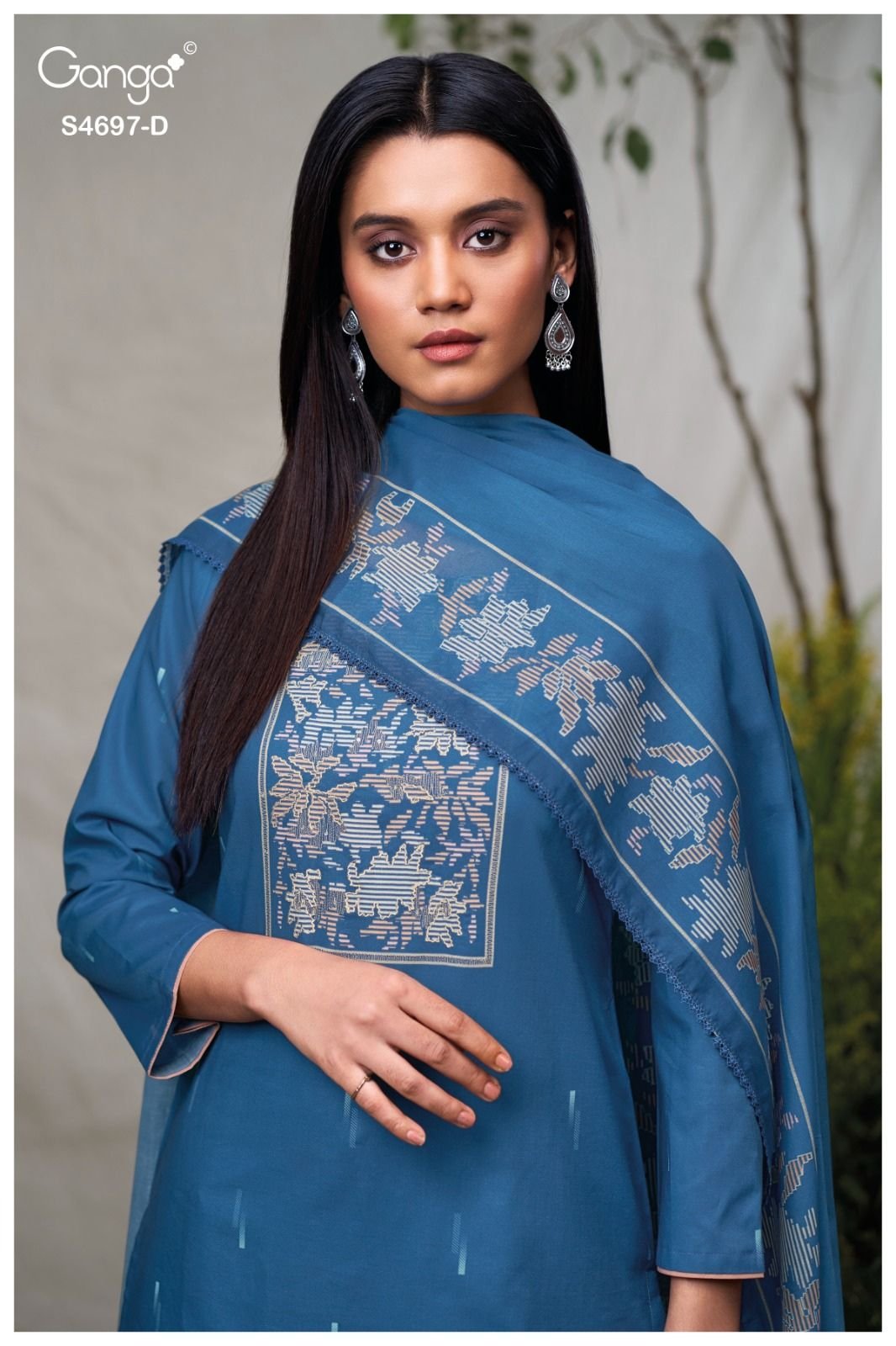 Ganga Fashion Bivanshi S4697 Premium Cotton Suit S4697-D