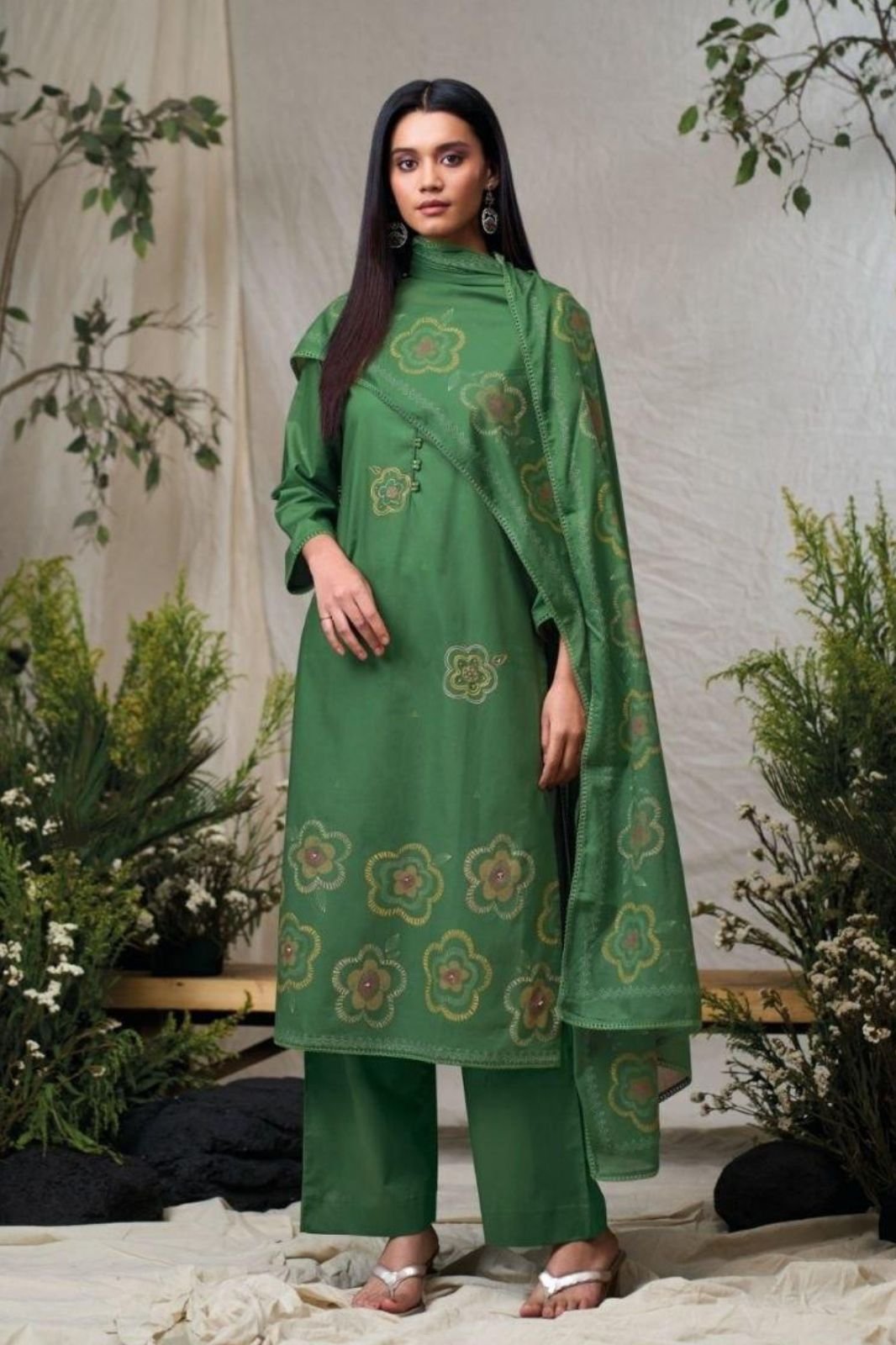 Ganga Fashion Darpika S4699 Premium Cotton Suit S4699-D