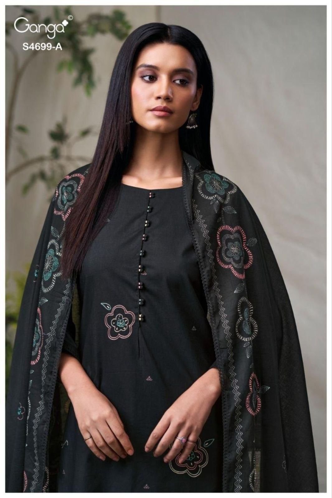 Ganga Fashion Darpika S4699 Premium Cotton Suit S4699-A