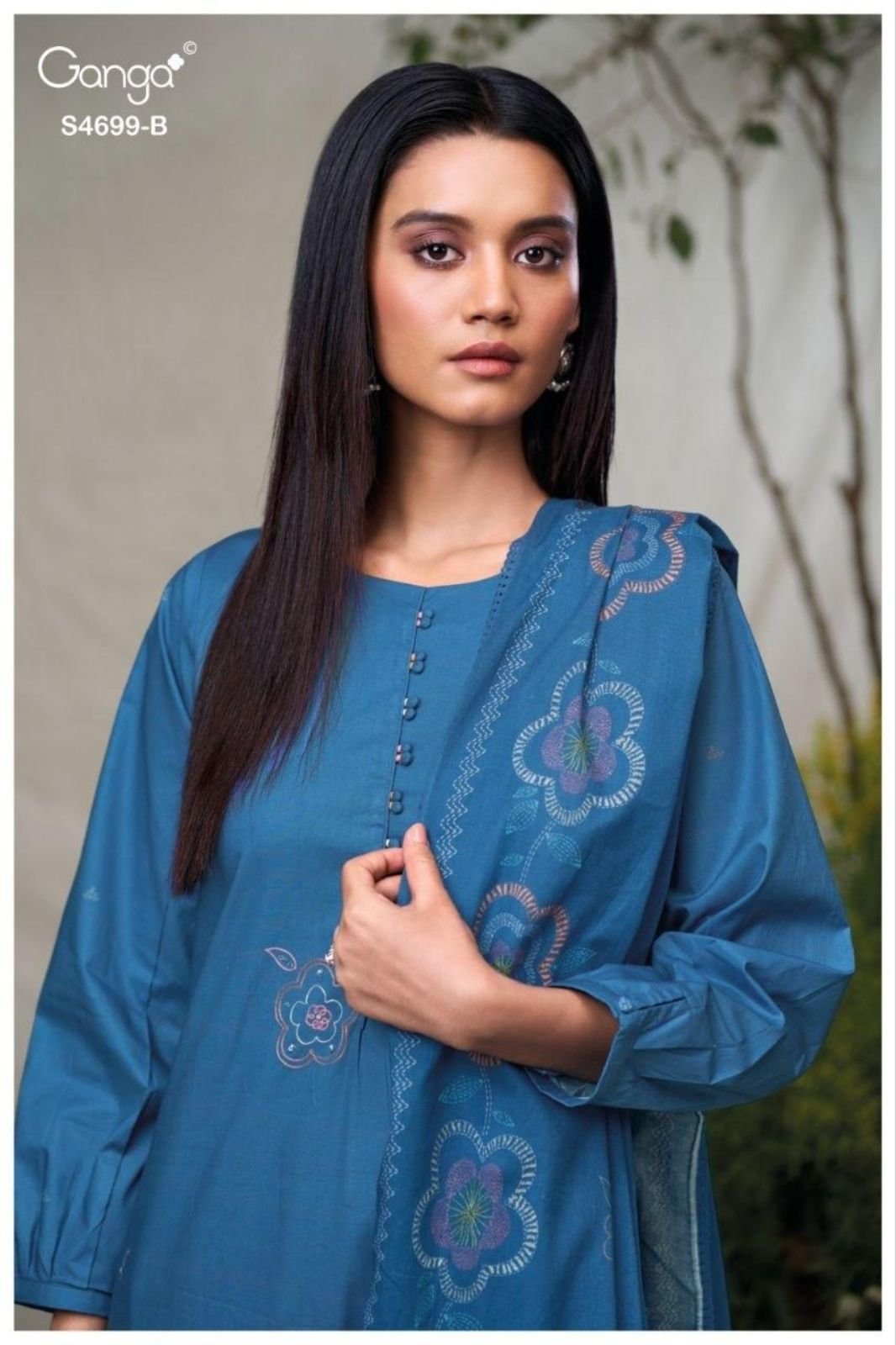 Ganga Fashion Darpika S4699 Premium Cotton Suit S4699-B