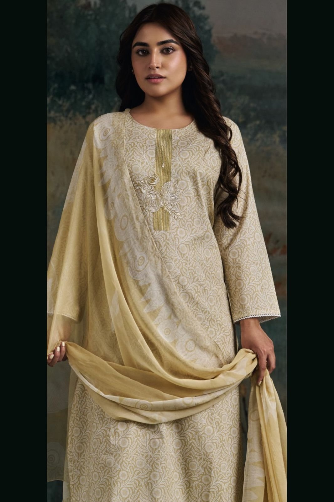 Ganga Fashion Darvikaa S4940 Premium Cotton Suit S4940-C