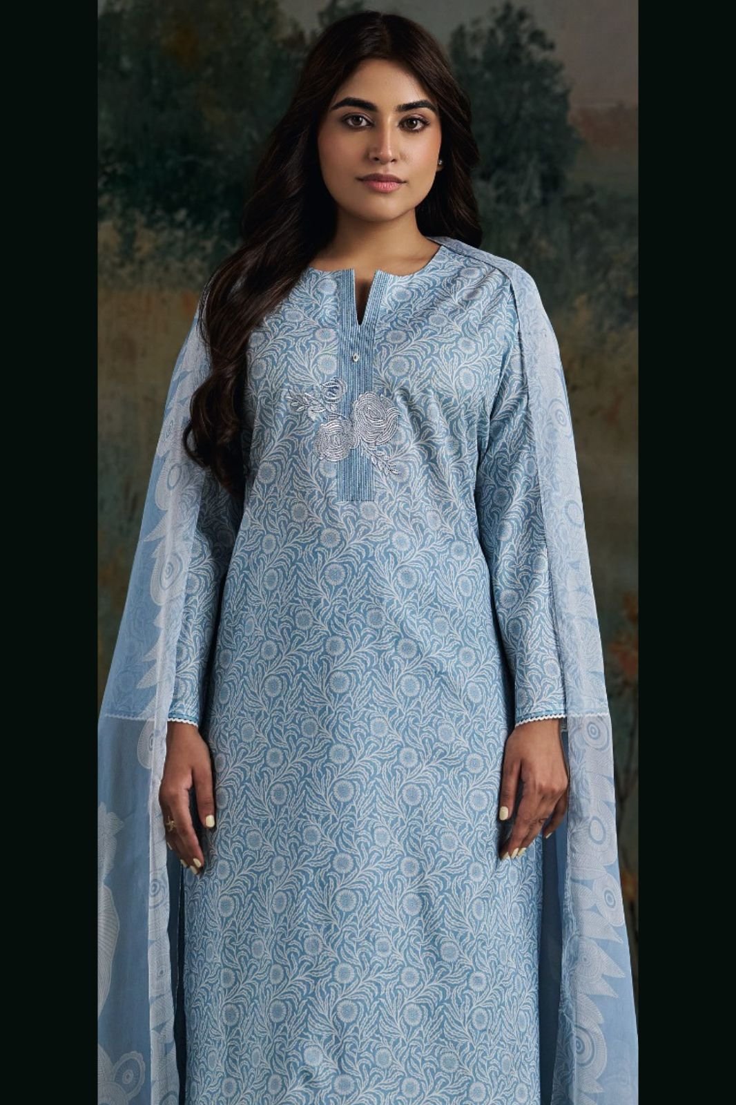 Ganga Fashion Darvikaa S4940 Premium Cotton Suit S4940-D