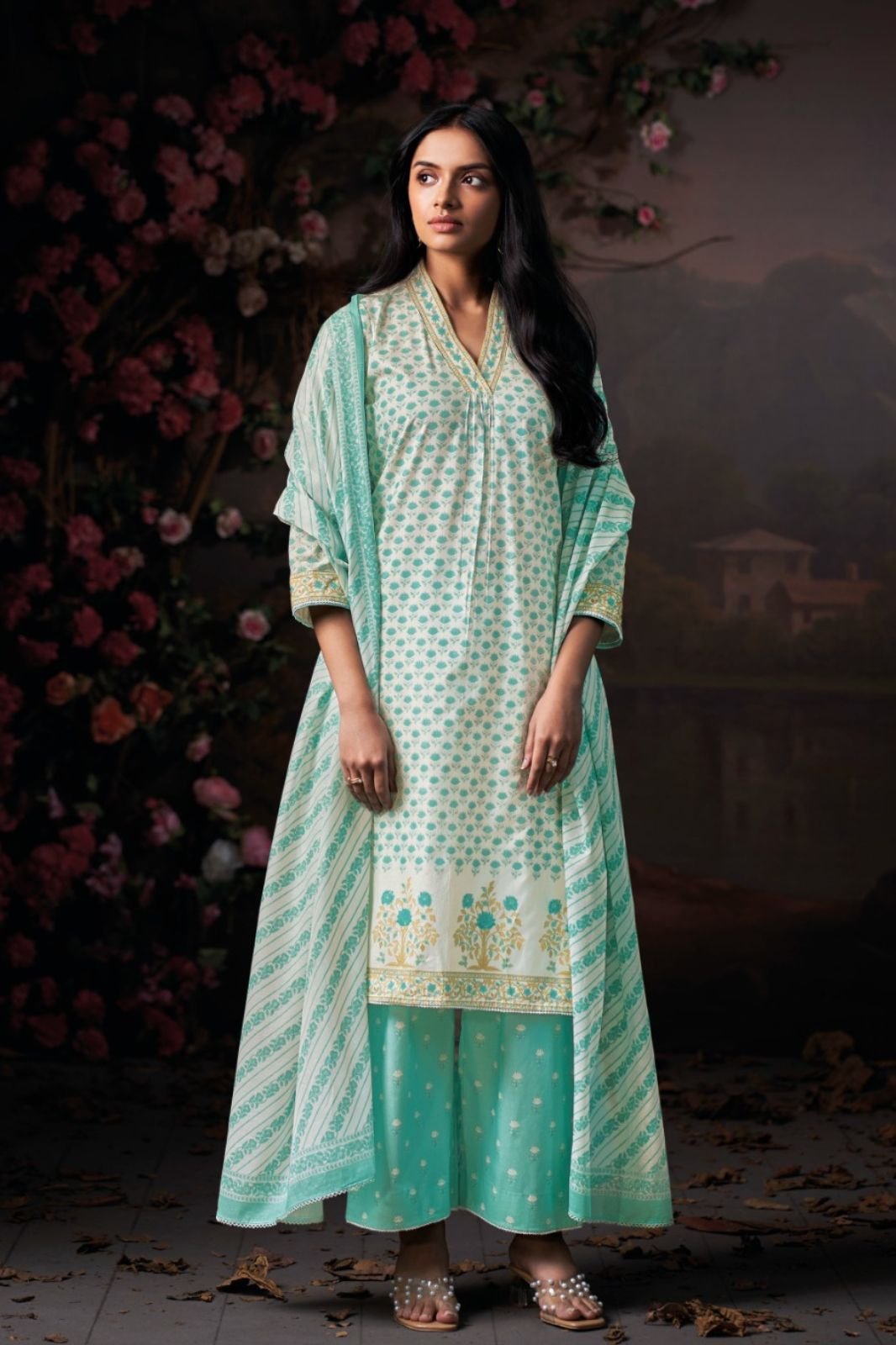 Ganga Fashion Dhrisha S4925 Premium Cotton Suit S4925-A