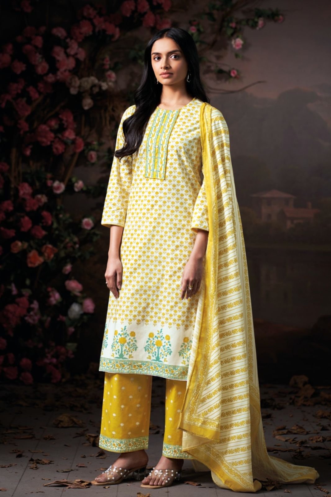 Ganga Fashion Dhrisha S4925 Premium Cotton Suit S4925-C