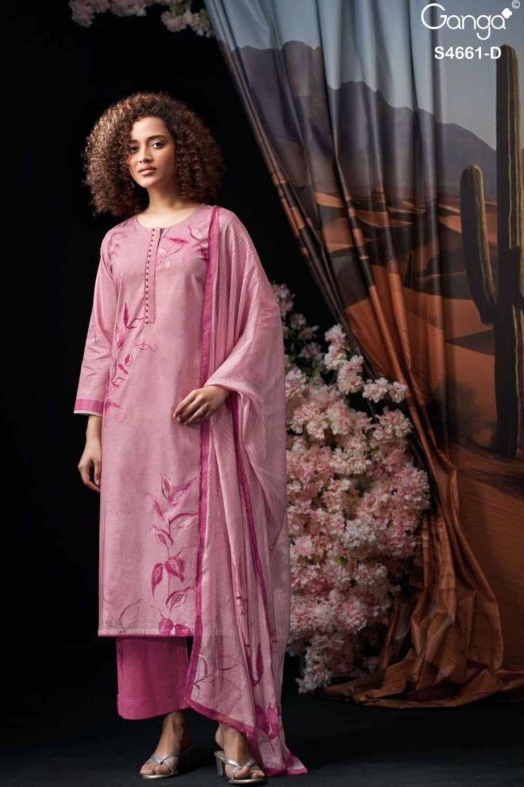 Ganga Fashion Ditiya S4661 Premium Cotton Suits S4661-D