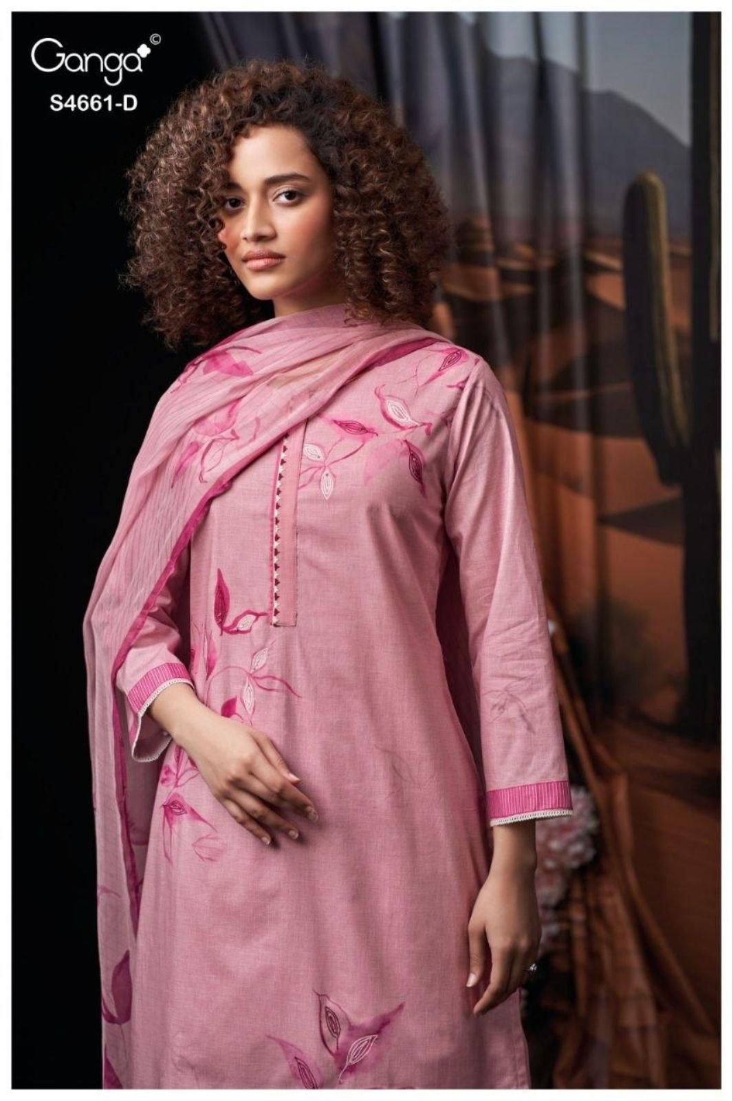 Ganga Fashion Ditiya S4661 Premium Cotton Suits S4661-D