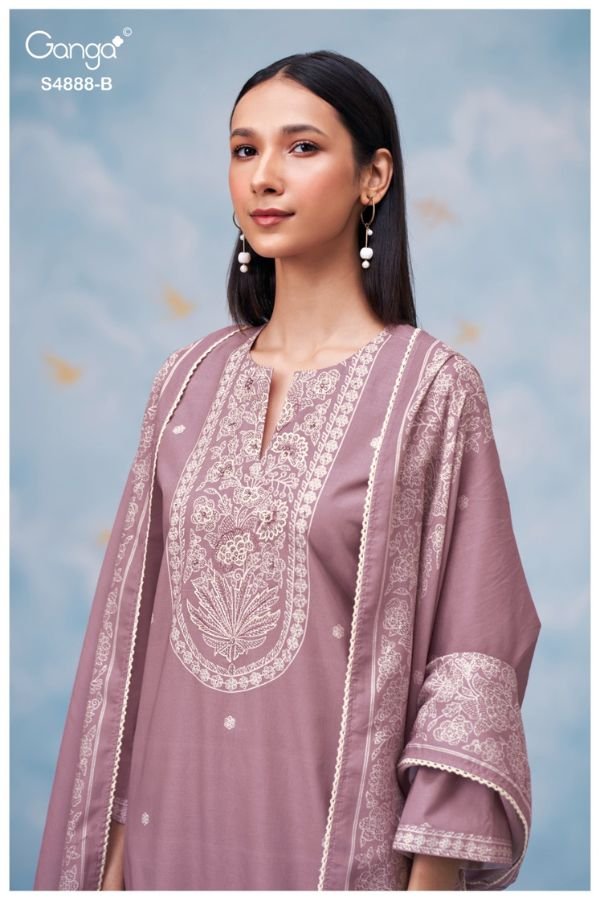 Ganga Fashion Driyara S4888 Premium Cotton Suit S4888-B