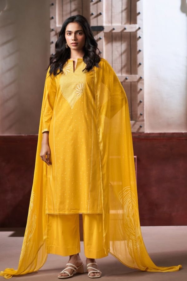 Ganga Fashion Dynza S4758 Premium Cotton Suit S4758-C