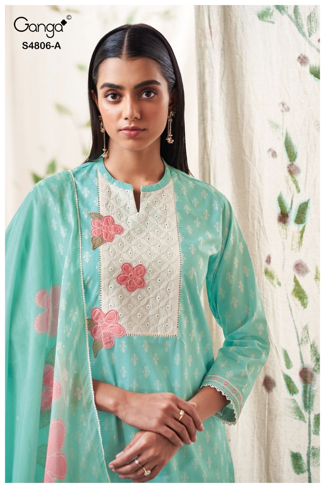 Ganga Fashion Ekaaya S4806 Premium Cotton Suit S4806-A