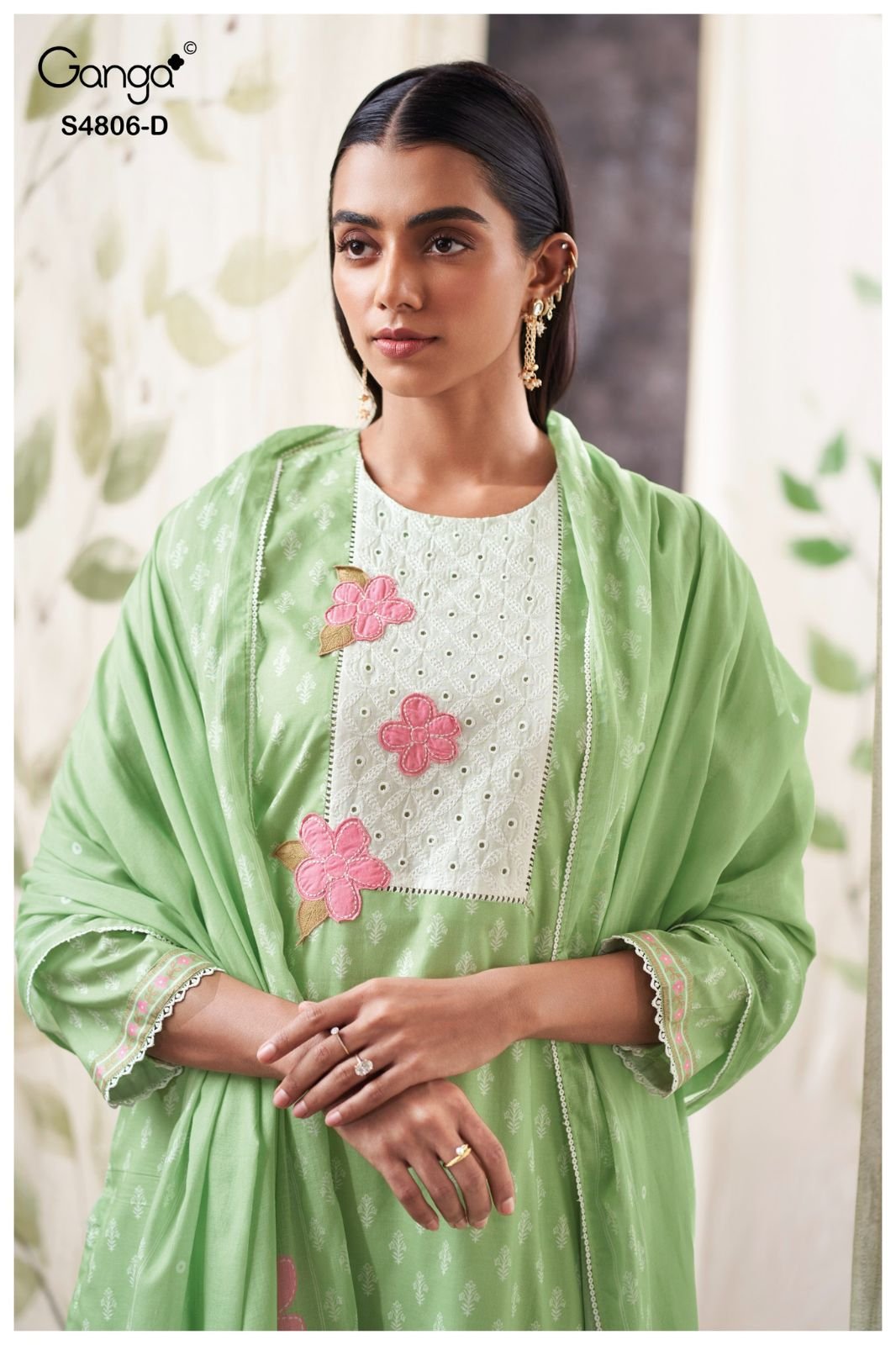 Ganga Fashion Ekaaya S4806 Premium Cotton Suit S4806-D
