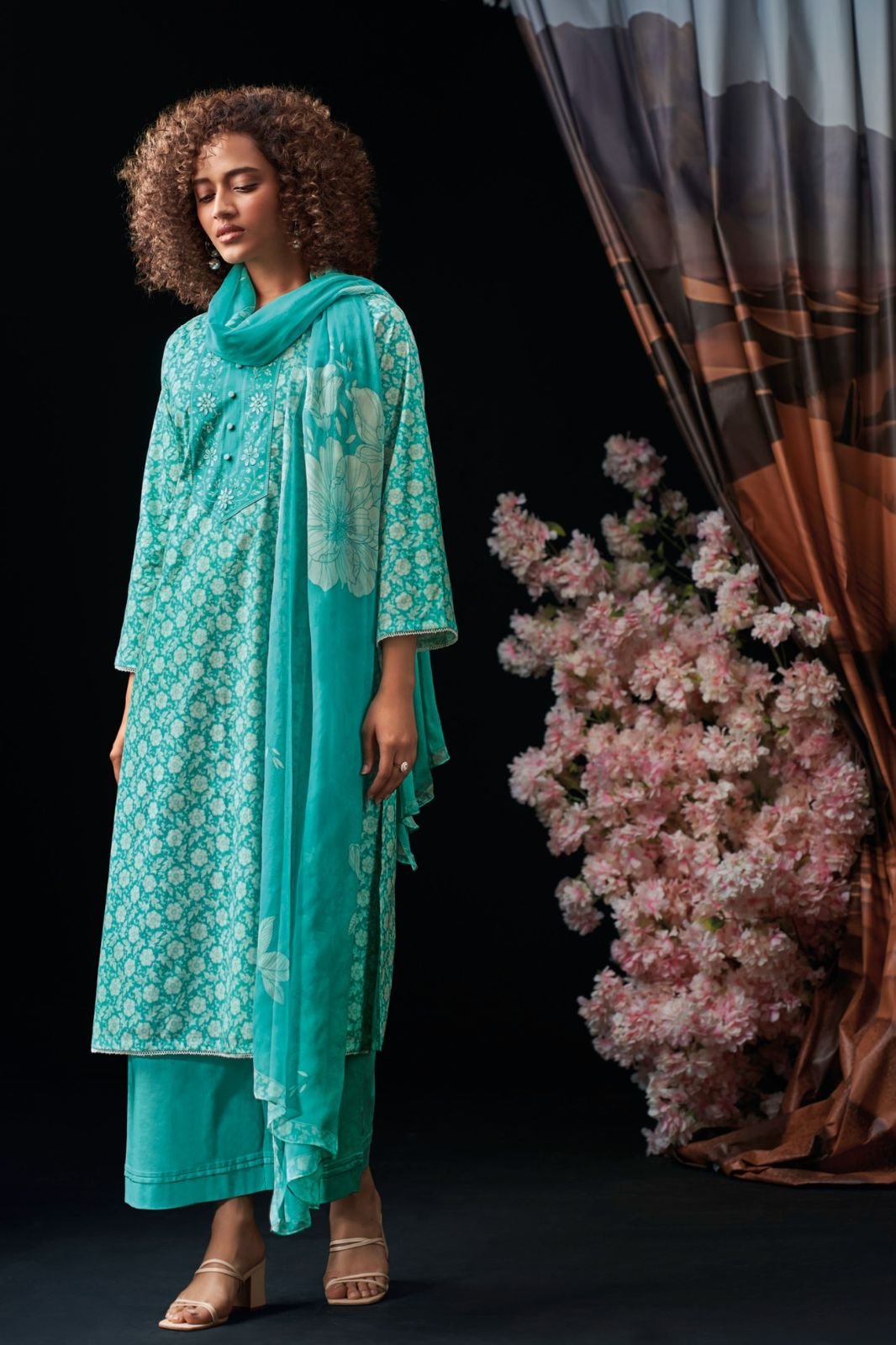 Ganga Fashion Eshara S4667 Premium Cotton Suit S4667-B