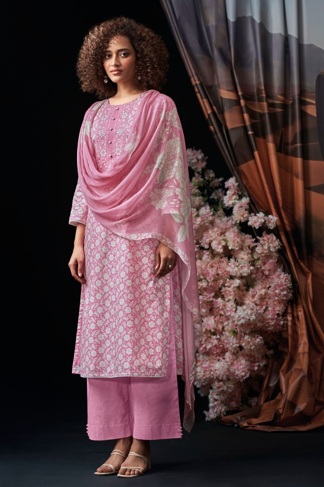 Ganga Fashion Eshara S4667 Premium Cotton Suit S4667-C