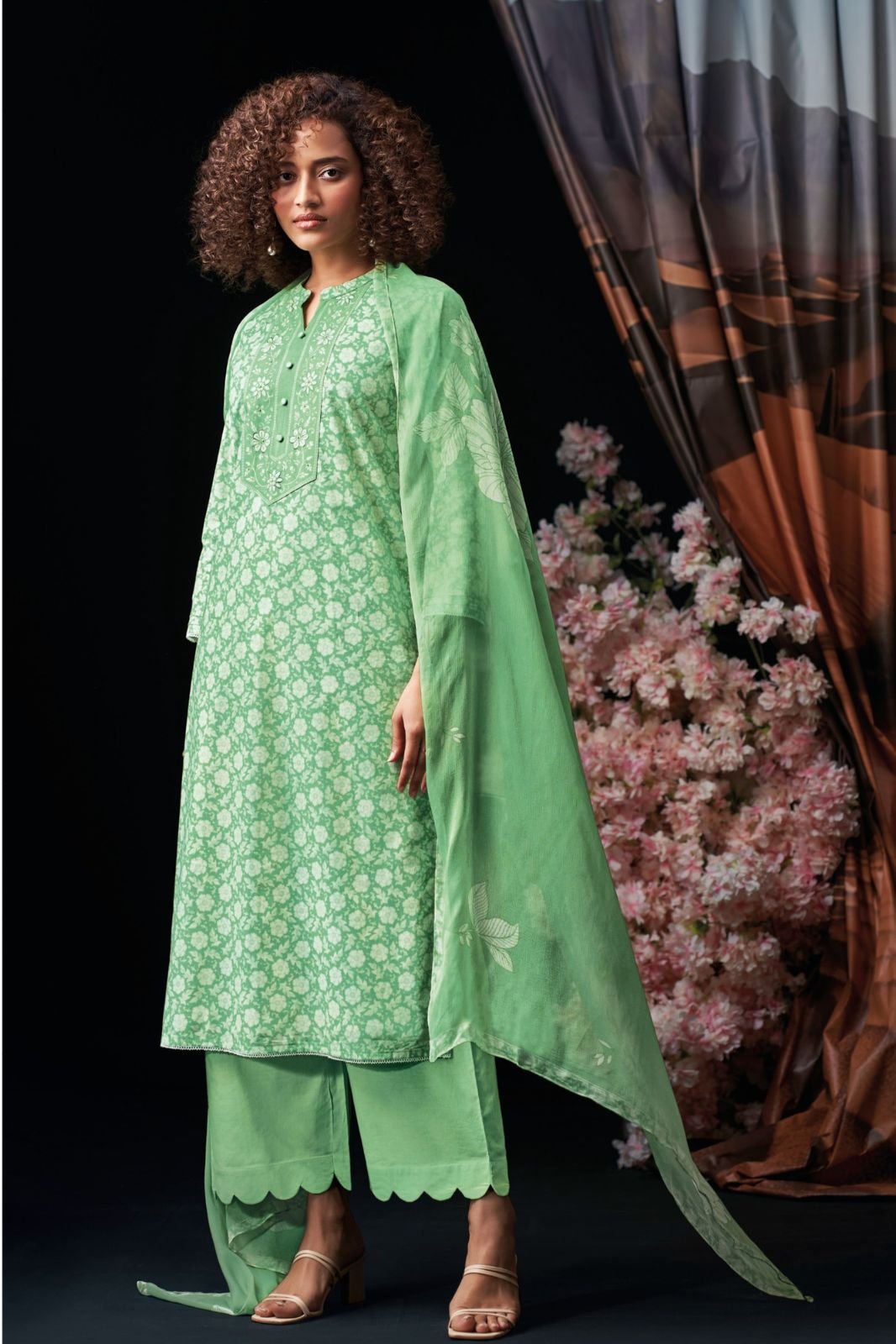 Ganga Fashion Eshara S4667 Premium Cotton Suit S4667-D