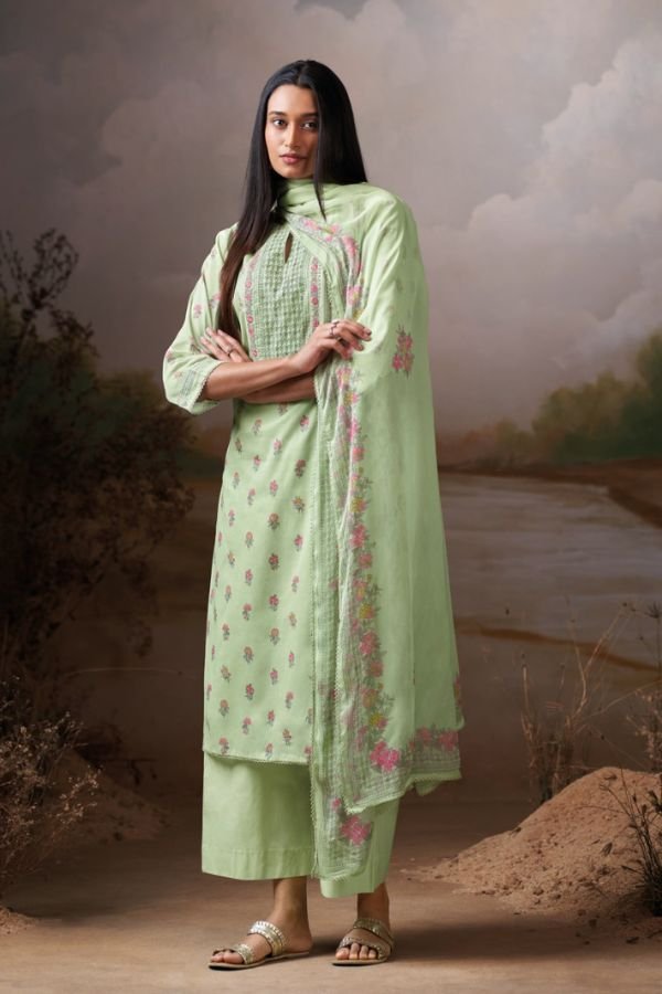 Ganga Fashion Eshmita S4790 Premium Organdy Mul Suit S4790-D