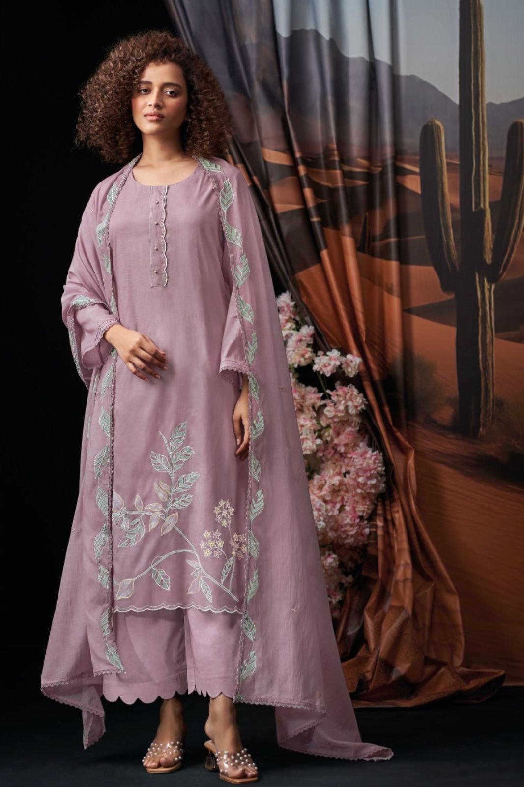 Ganga Fashion Givra S4679 Premium Pure Mul Suit S4679-B