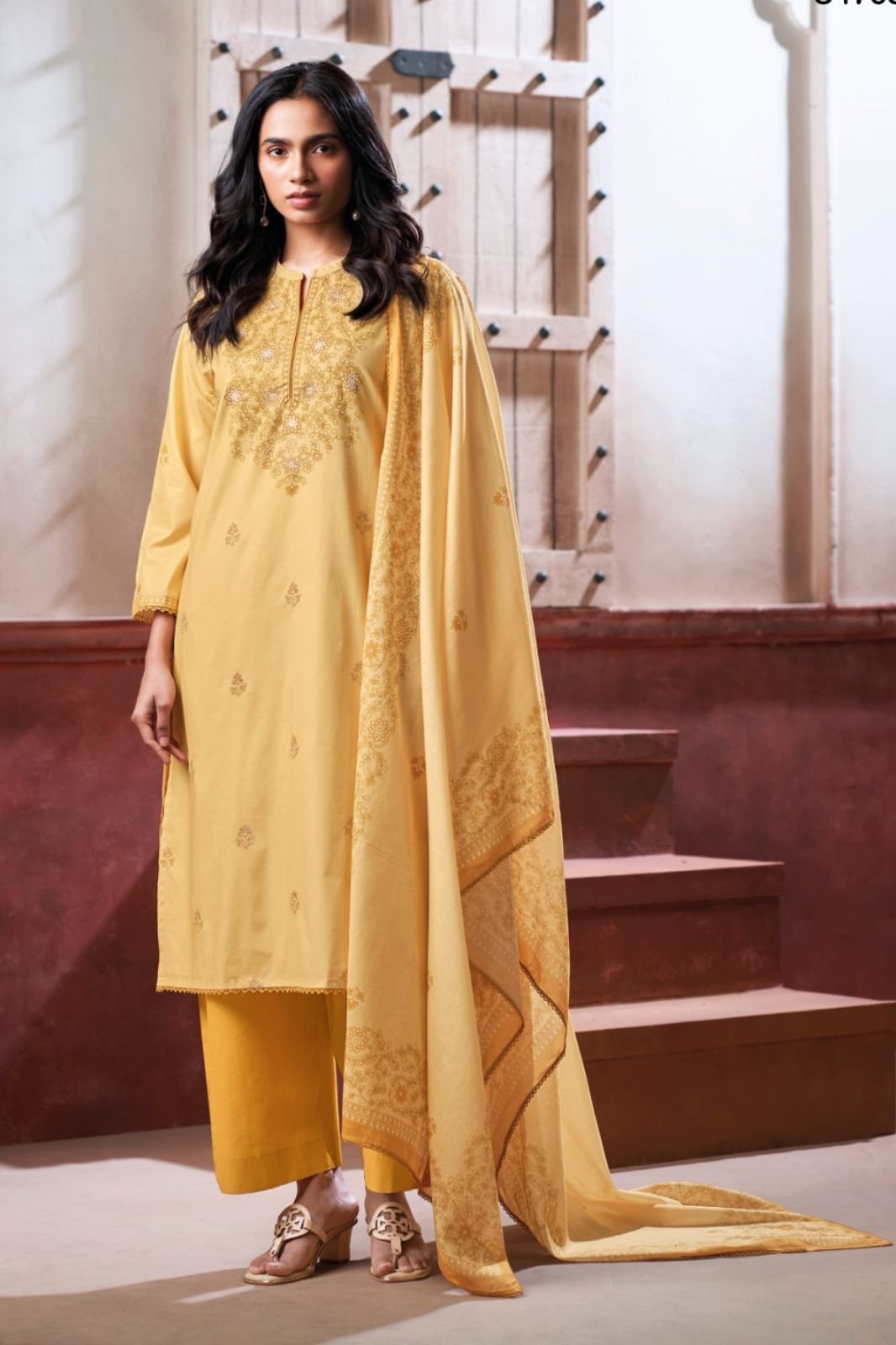 Ganga Fashion Grishma S4768 Premium Cotton Suit S47686-B