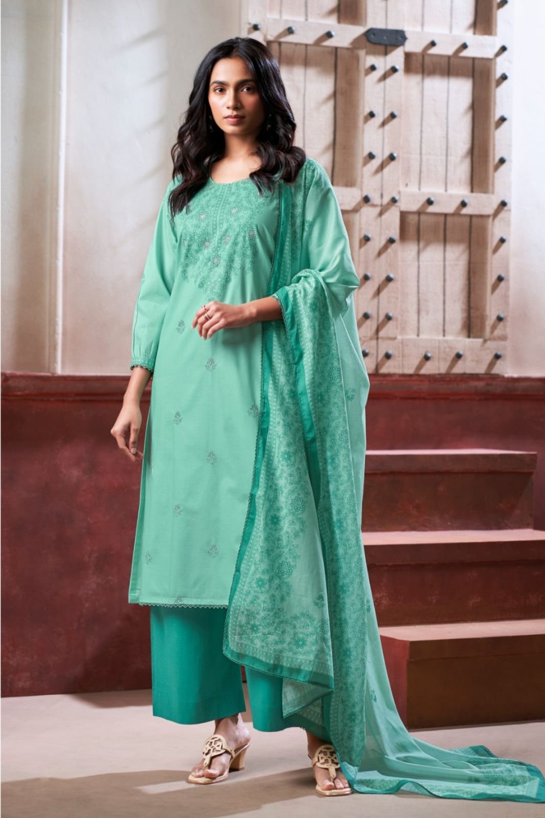 Ganga Fashion Grishma S4768 Premium Cotton Suit S47686-C