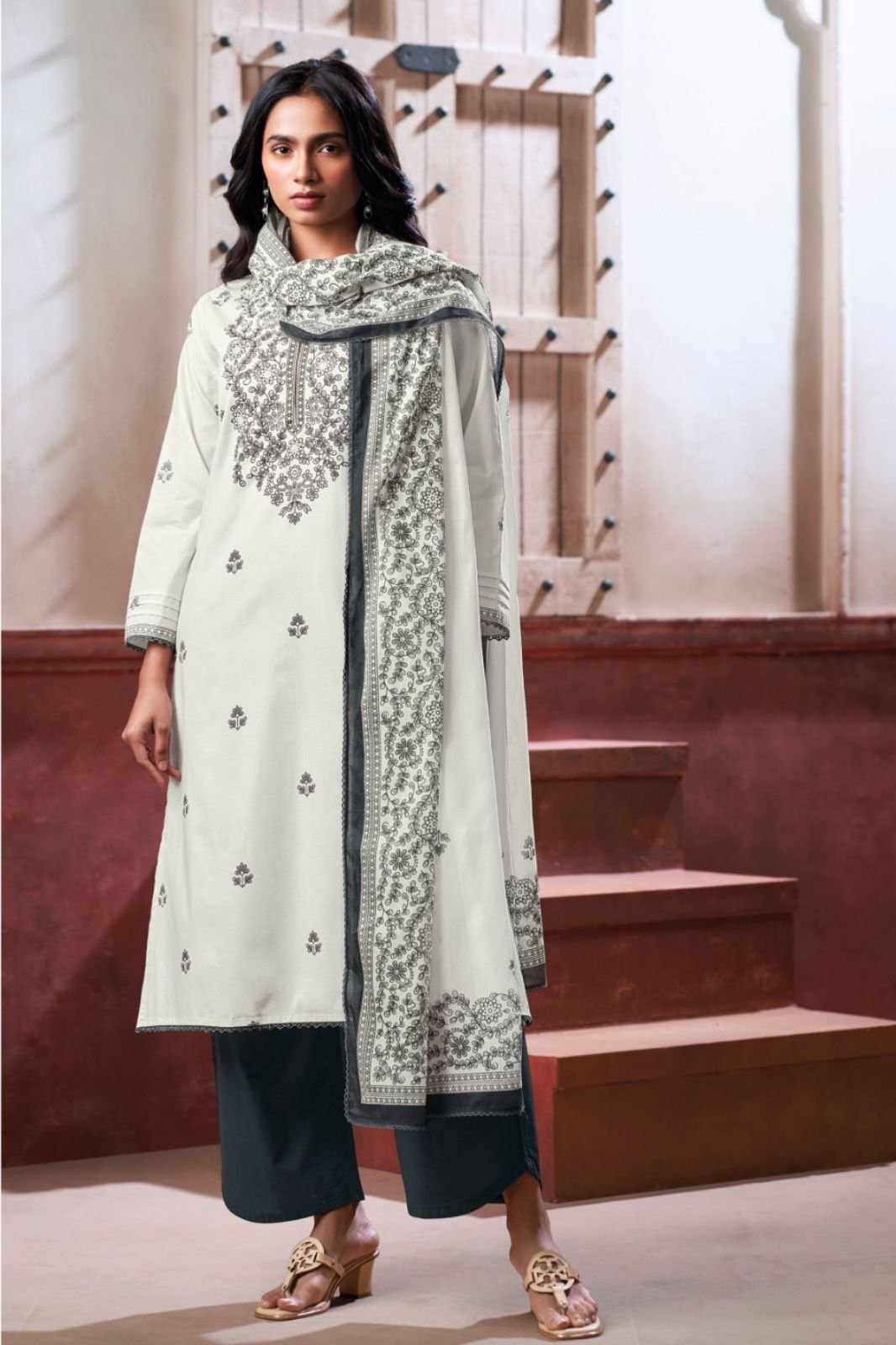 Ganga Fashion Grishma S4768 Premium Cotton Suit S47686-D