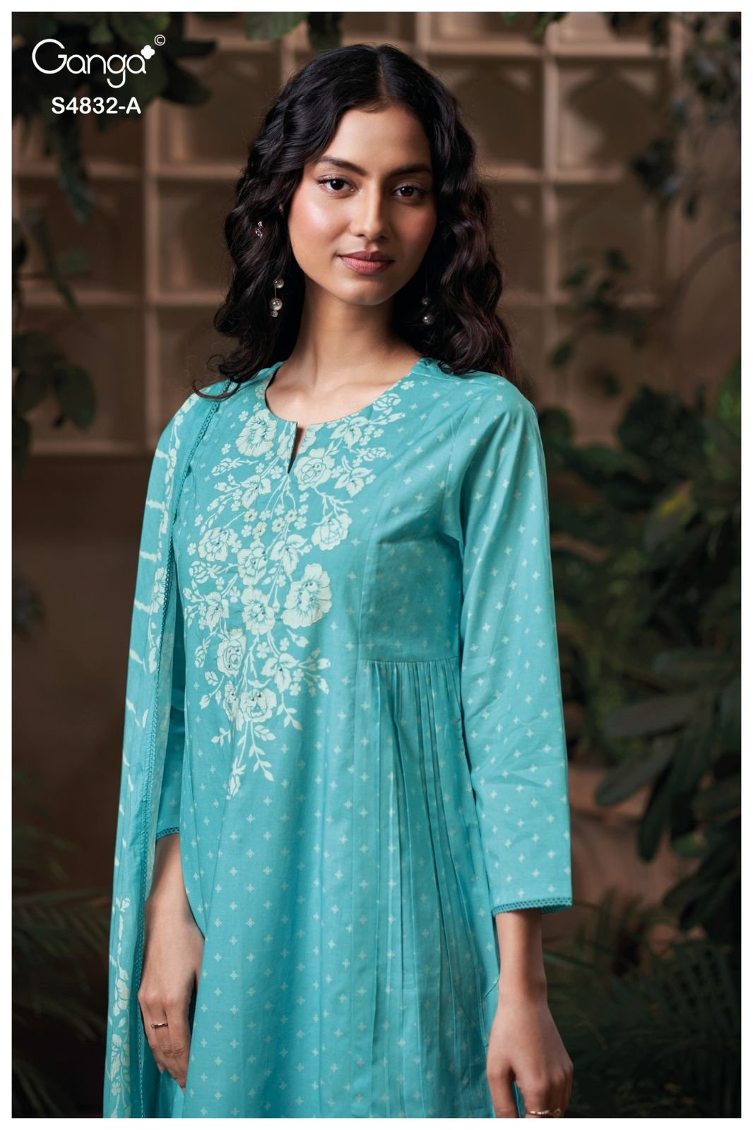 Ganga Fashion Havya S4832 Premium Cotton Suit S4832-A