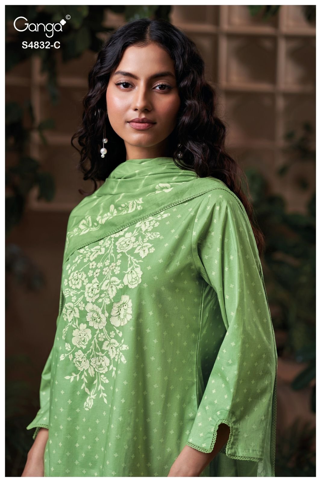 Ganga Fashion Havya S4832 Premium Cotton Suit S4832-C