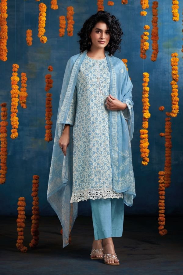 Ganga Fashion Hespera S4809 Premium Cotton Suit S4809-C