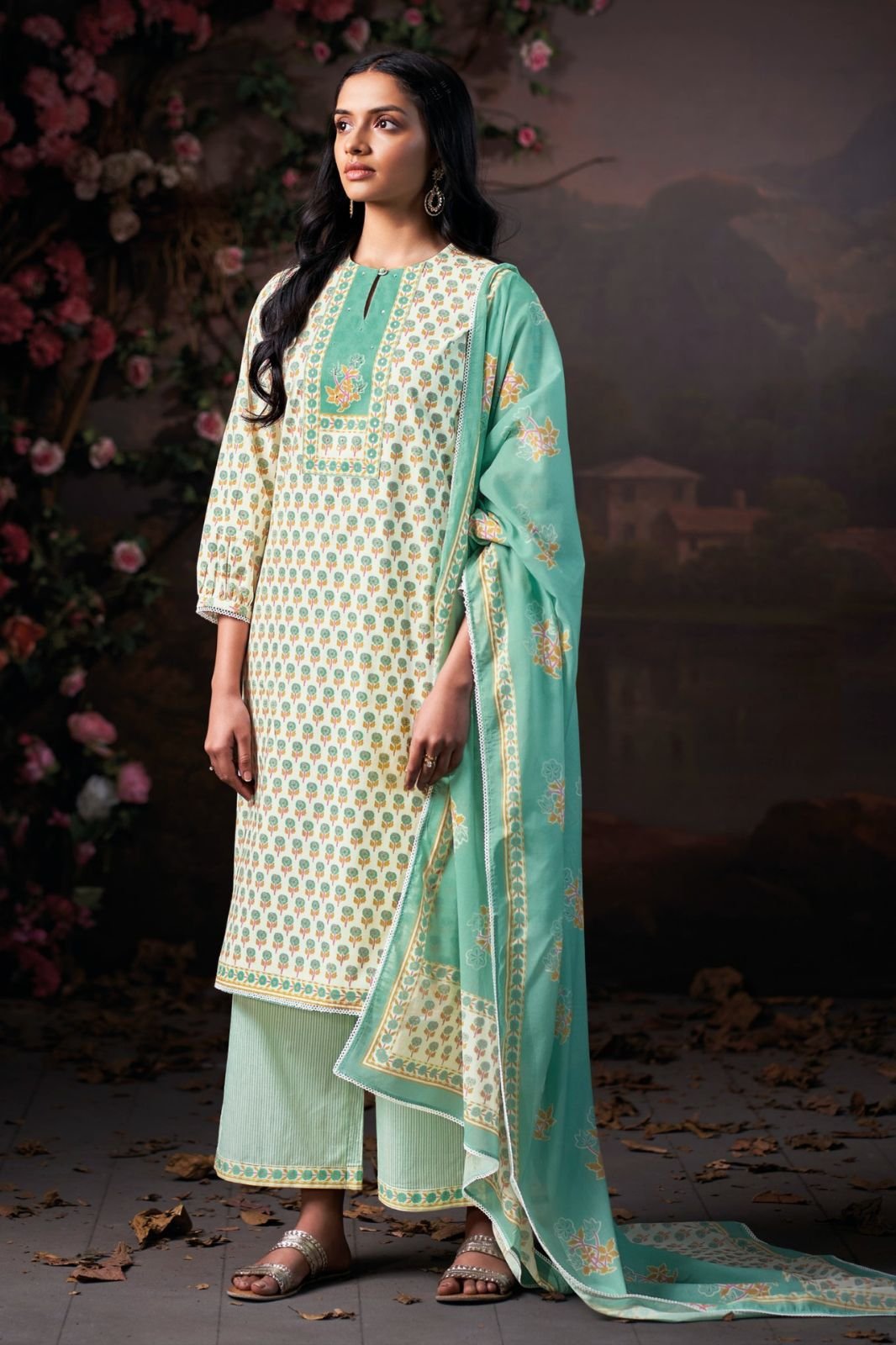 Ganga Fashion Hiranshi S4962 Premium Cotton Suit S4962-A