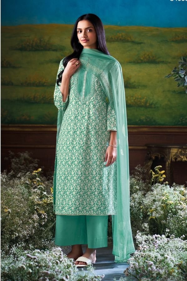 Ganga Fashion Hiyanika S4666 Premium Cotton Suit S4666-B