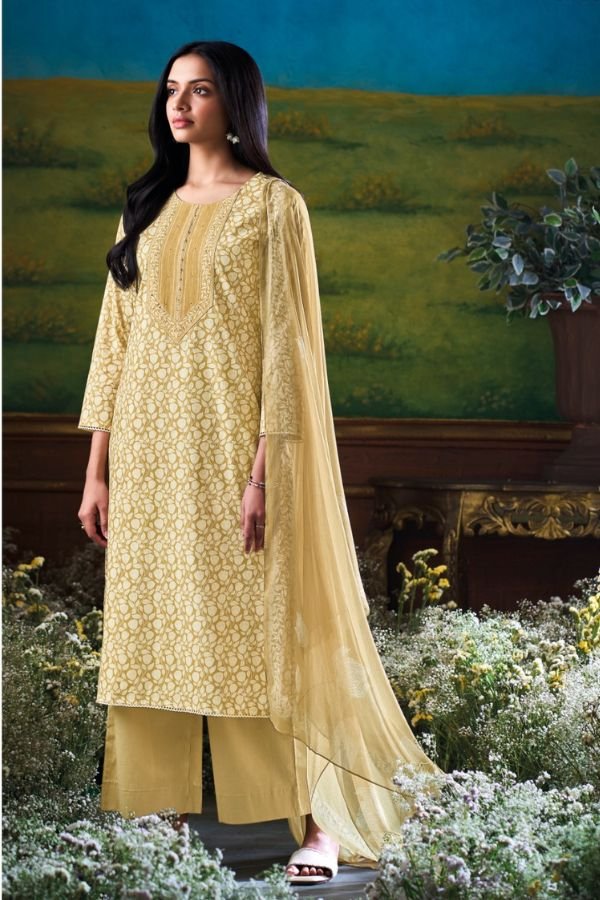 Ganga Fashion Hiyanika S4666 Premium Cotton Suit S4666-D