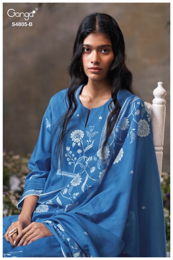 Ganga Fashion Ishmita S4805 Premium Cotton Suit S4805-B