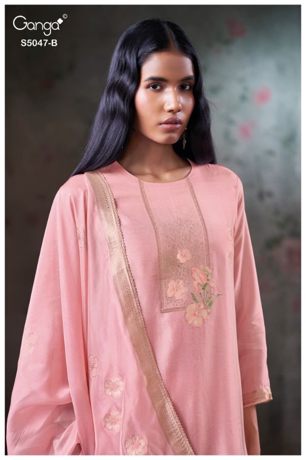 Ganga Fashion Ishvanshi S5047 Silk Salwar Suit S5047-B