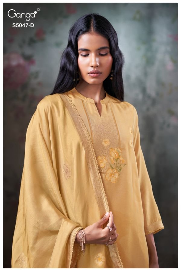 Ganga Fashion Ishvanshi S5047 Silk Salwar Suit S5047-D