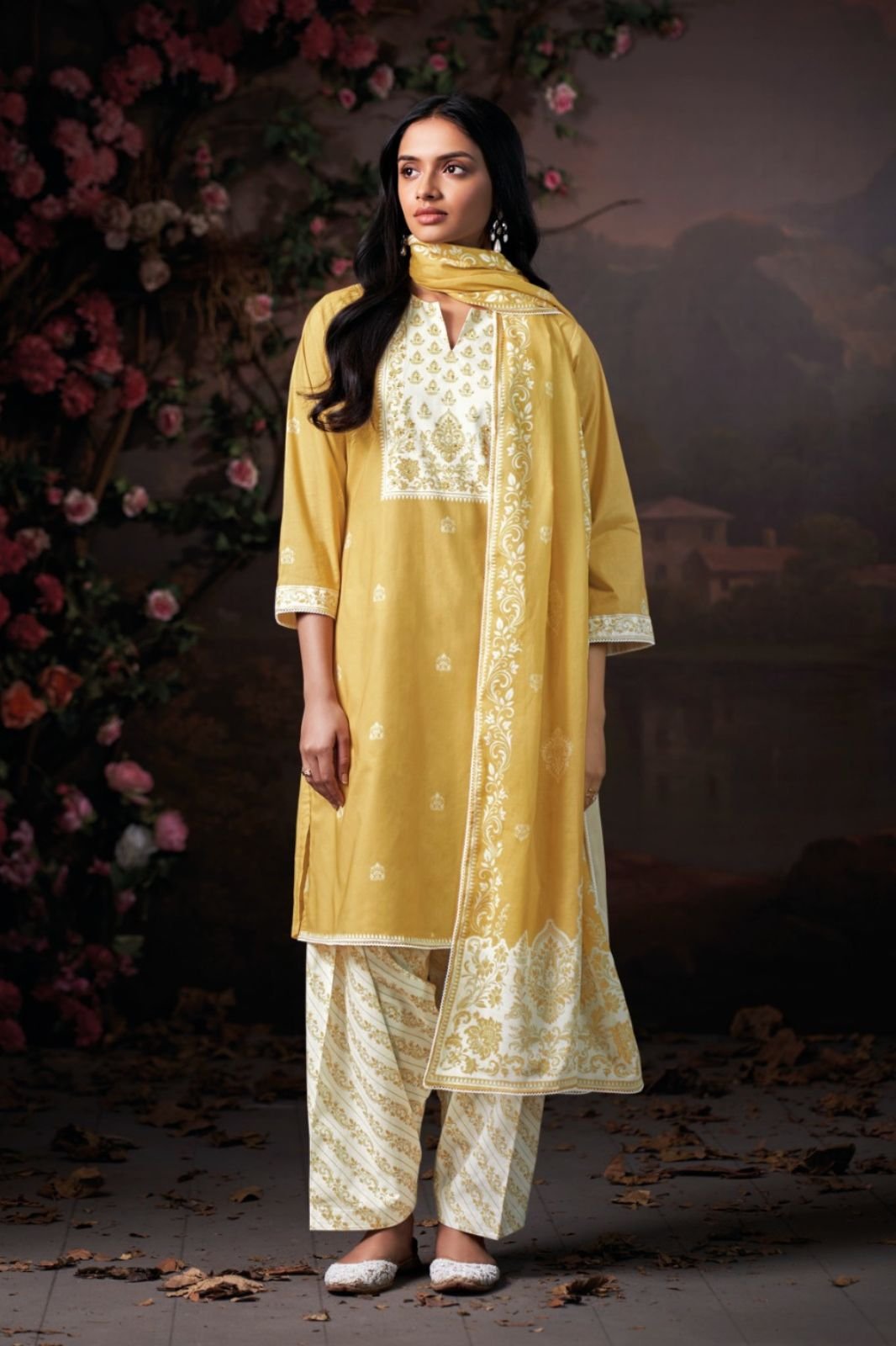 Ganga Fashion Ivania S4963 Premium Cotton Suit S4963-B