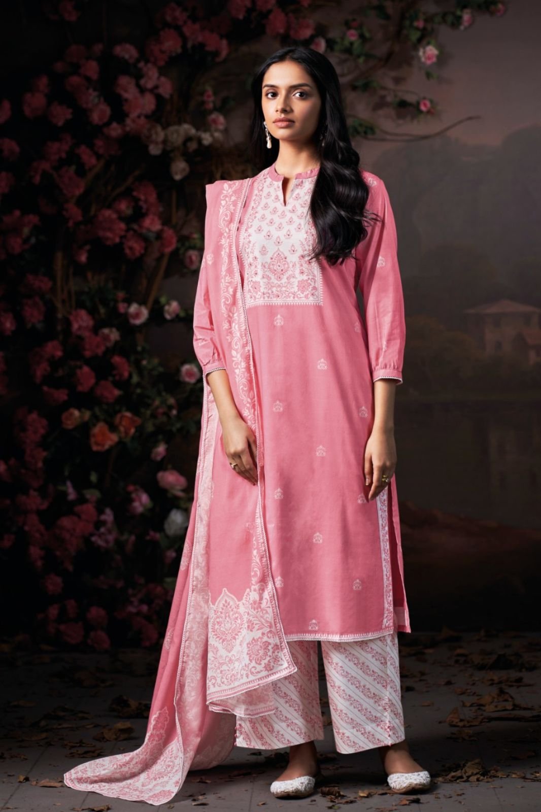 Ganga Fashion Ivania S4963 Premium Cotton Suit S4963-C